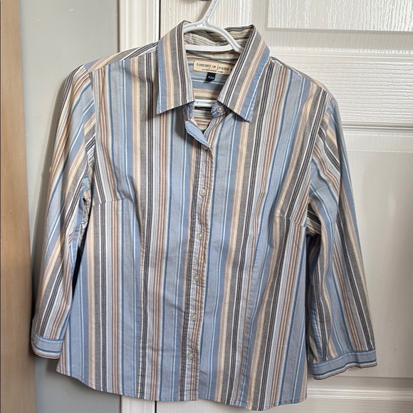 Tommy Jeans Striped Button-Up Shirt - Picture 1 of 5